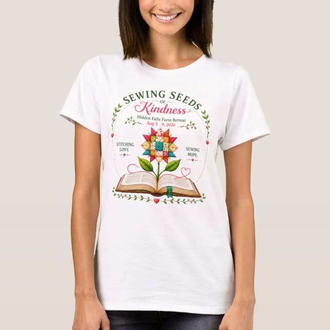 Camiseta - Sembrando Sementes de Bondade - Brilhan (Frente)