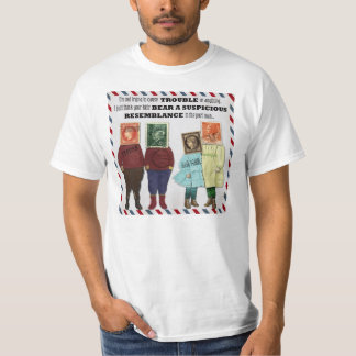 Camiseta Semelhança suspeito