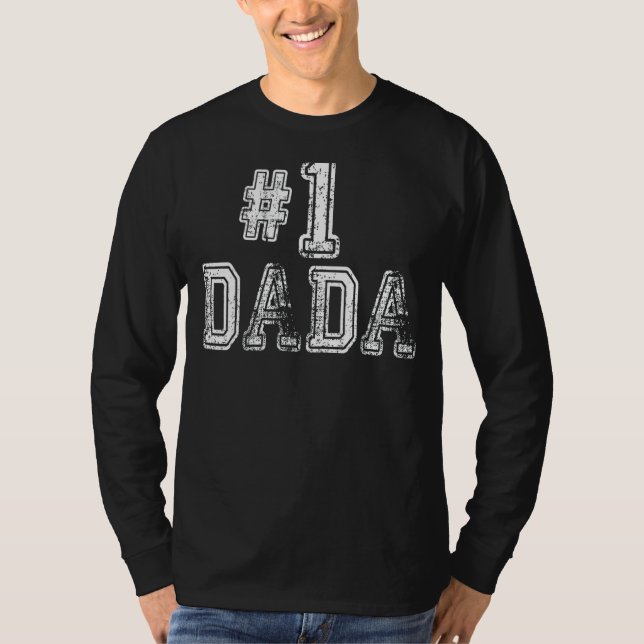 Camiseta Sêmen 1 Dada Número Um Pai Familiar Orgulho do Amo (Frente)