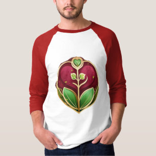 Camiseta Semente do Despertar – Um Logotipo Delicado de Cre
