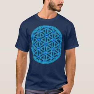 Camiseta Sementes de azul vivo
