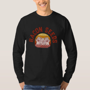 Camiseta Sementes de Bacon Retro, Meninos Meninas Fazendeir