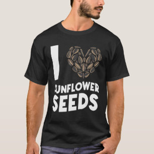 Camiseta Sementes de girassol Loucos de snacks