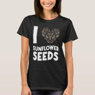 Camiseta Sementes de girassol Loucos de snacks