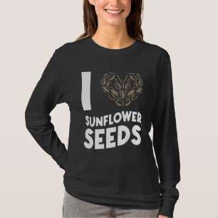 Camiseta Sementes de Girassol Nozes Lanches Fofo