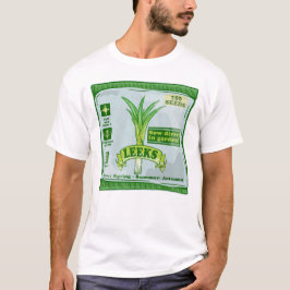 Camiseta Sementes De Leek Cultivando Vegetais