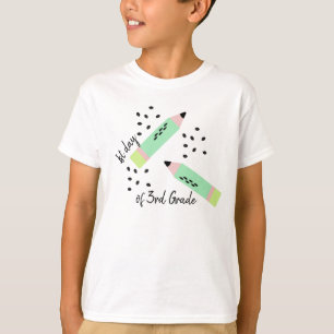 Camiseta Sementes de Melancia De Volta às Crianças da Escol