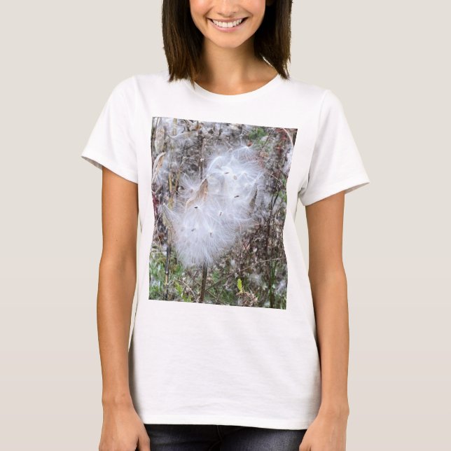 Camiseta Sementes de Milkweed e Seda (Frente)