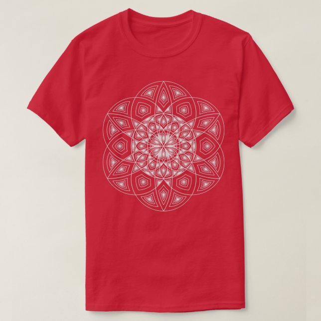 Camiseta Sementes Fractais (Frente do Design)