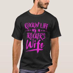 Camiseta Semi Motorista De Caminhão Para Esposas De Caminho