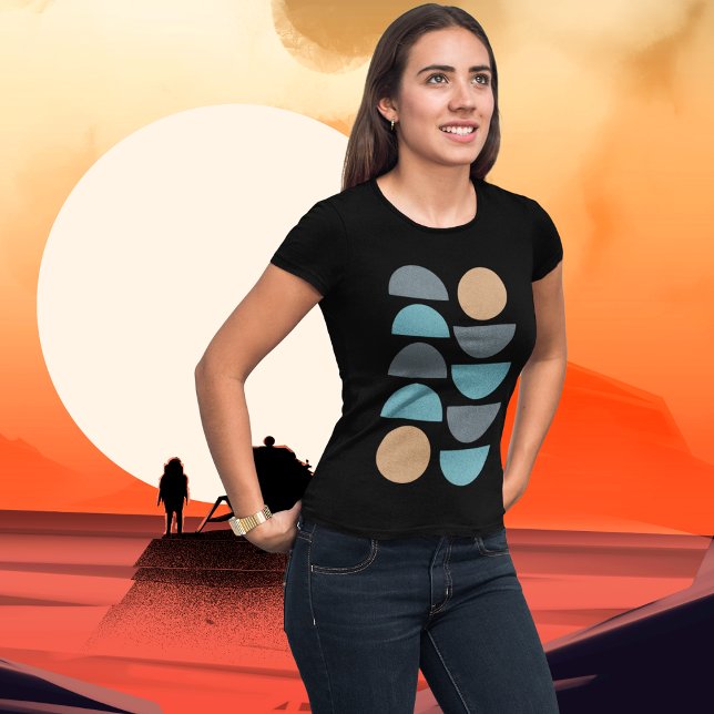 Camiseta Semicírculo de Boho Mínimo (Criador carregado)