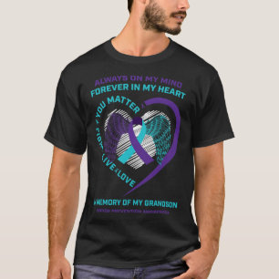 Camiseta Semicolão Em Memória Da Prevenção Do Suicídio De N