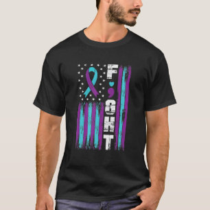 Camiseta Semicolon Luta Contra A Prevenção Do Suicídio Por 
