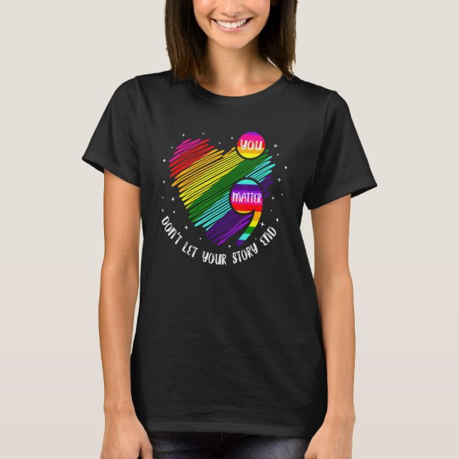Camiseta Semicolon Mental Health Awareness (Frente)