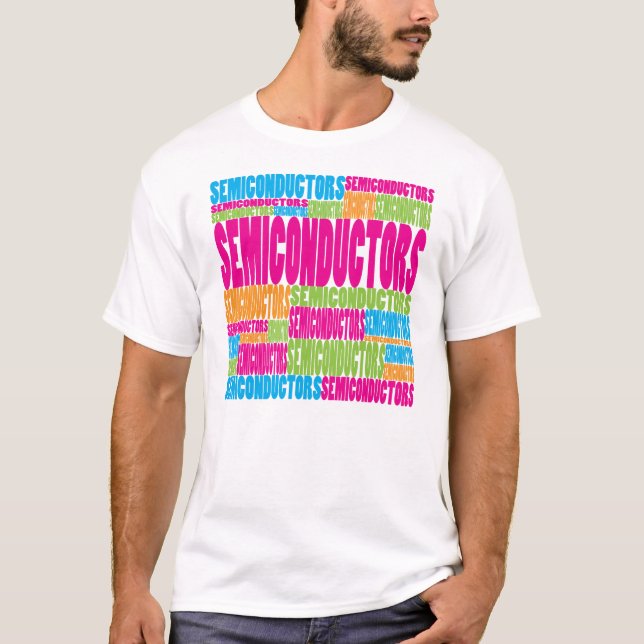 Camiseta Semicondutores coloridos (Frente)