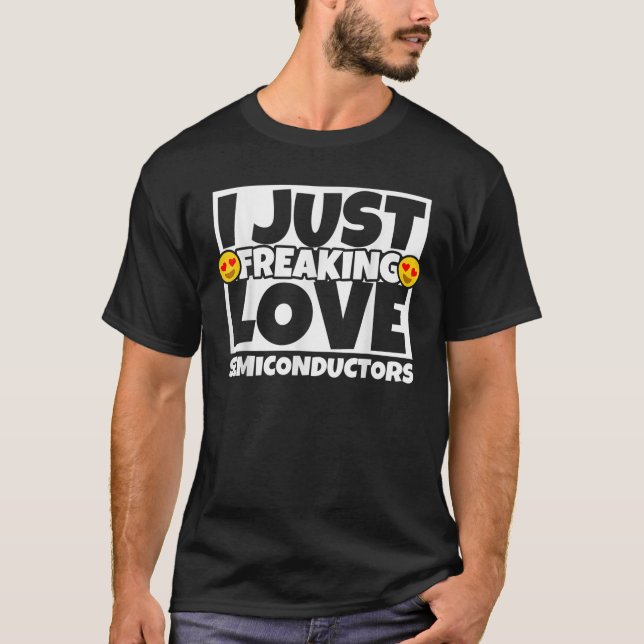 Camiseta Semicondutores Engraçados  (Frente)
