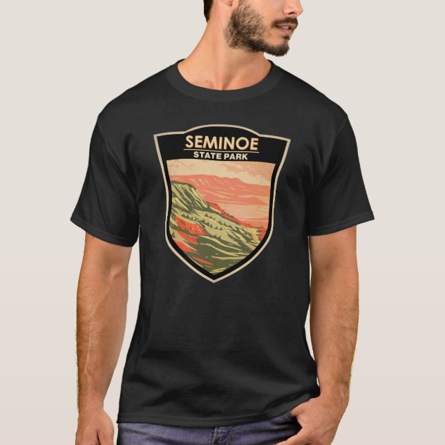 Camiseta Seminoe State Park Wyoming Vintage (Frente)
