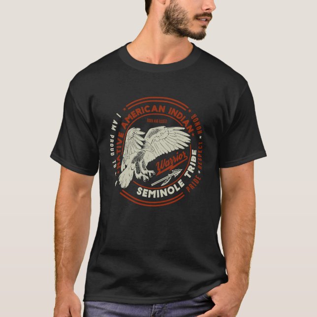 Camiseta Seminole Tribe Native American Indian Proud Respec (Frente)