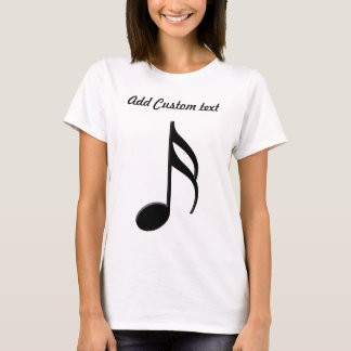 Camiseta Semiquaver - símbolo de música da décima sexta