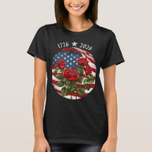 Camiseta Semiquincentenária Americana de Rosas 250