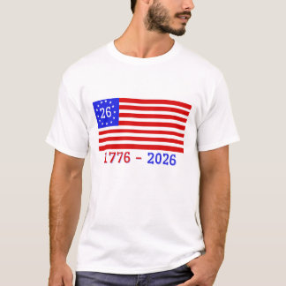 CAMISETA SEMIQUINCENTENNIAL: 1776 - 2026