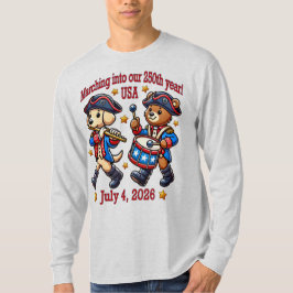 Camiseta Semiquinentenário do 250º aniversário dos EUA