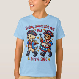 Camiseta Semiquinentenário do 250º aniversário dos EUA