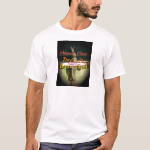 Camiseta Sempre Amor Hakuna Matata Tenha um bom dia e um Be