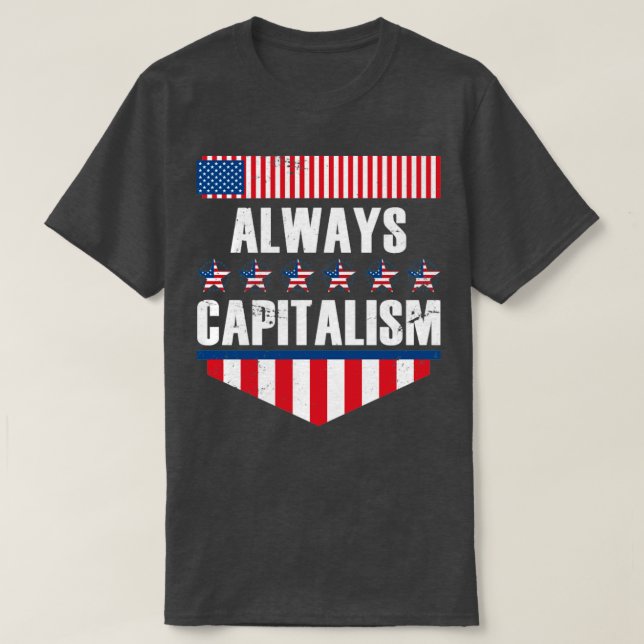 Camiseta Sempre capitalismo (Frente do Design)