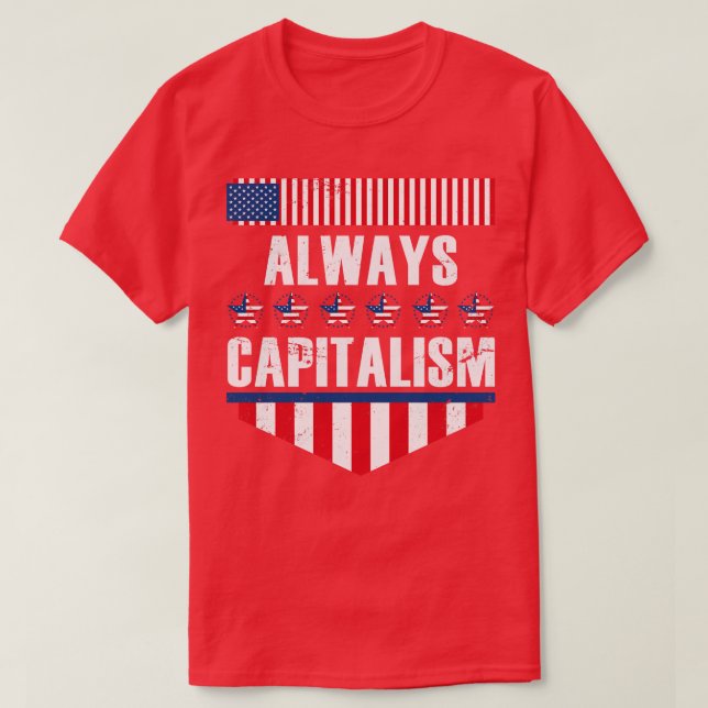 Camiseta Sempre capitalismo (Frente do Design)