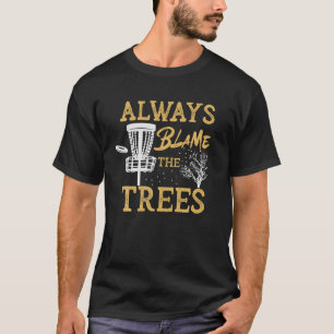 Camiseta Sempre Culpe A Design De Árvores Do Jogador De Gol