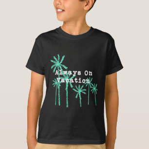 Camiseta Sempre De Férias Ilha Tropical