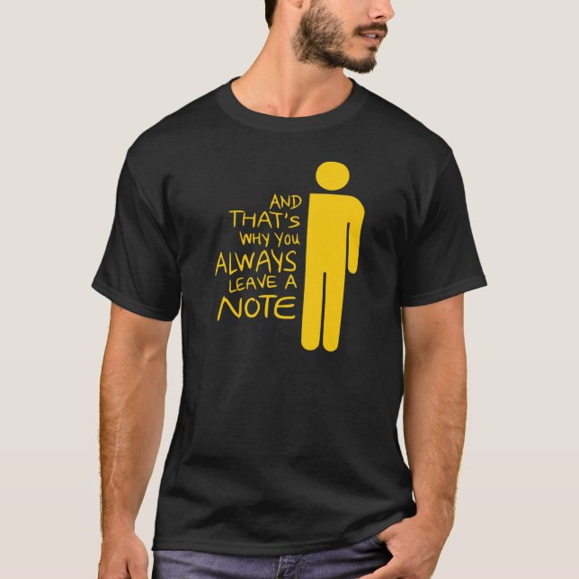 Camiseta Sempre Deixe Uma Nota menino (Frente)