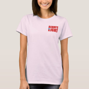 CAMISETA SEMPRE DIREITO