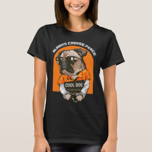 Camiseta Sempre Escolhe Homens da Paz Mulheres Puxando Cach