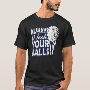Camiseta Sempre Lave O Golfe Das Bolas