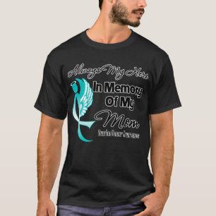 Camiseta Sempre meu herói na mamã da memória - câncer d