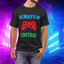 Sempre no Controle Gamer Vermelho Azul Verde