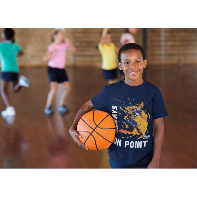 Camiseta Sempre no Ponto de Basquete (Criador carregado)