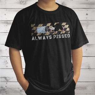Camiseta Sempre Pisado Engraçado Dia do Lixo Ogambm Possum