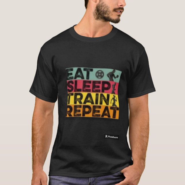 Camiseta Sempre Que A Dedicação Satisfaça A Determinação" (Frente)