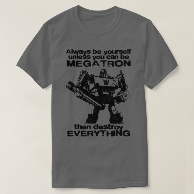 CAMISETA SEMPRE SER MEGATRON 1 (Frente do Design)