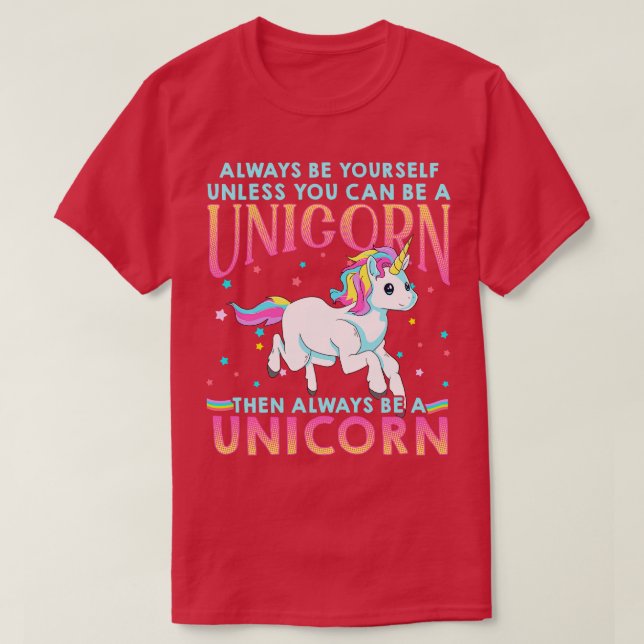 Camiseta Sempre Ser Um Unicórnio (Frente do Design)