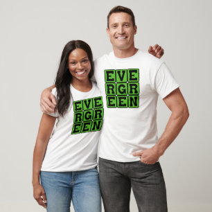 Camiseta Sempre-verde, Folhas o Ano Todo