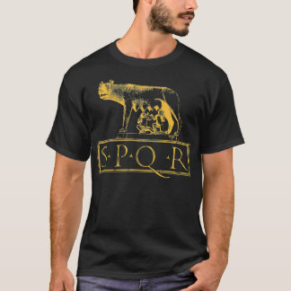 Camiseta Senado Roma Antiga do SPQR Lupa Capitolina