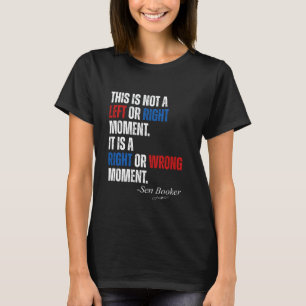 Camiseta Senador Cory Booker Este não é um mó à esquerda ou