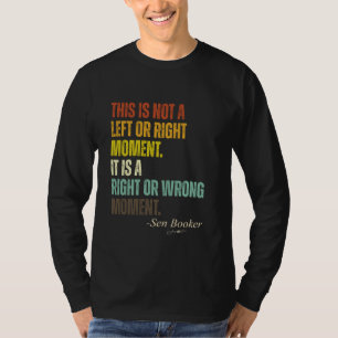 Camiseta Senador Cory Booker Este não é um mó à esquerda ou