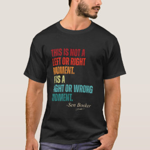 Camiseta Senador Cory Booker Este não é um mó à esquerda ou