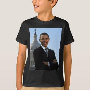 Camiseta Senador Retrato, Presidente Americano Barack Obama