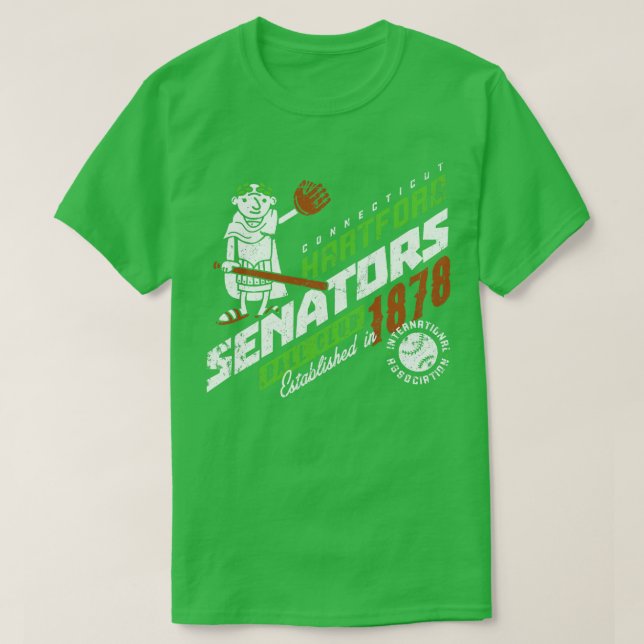 Camiseta Senadores Hartford (Frente do Design)